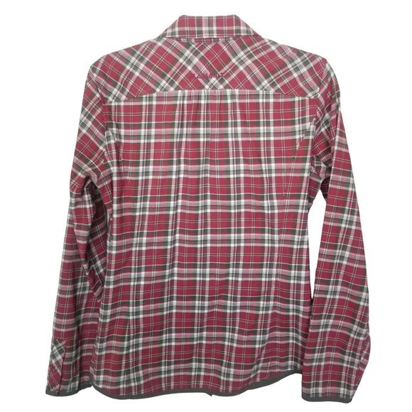 Mammut Womens Plaid Flannel Shirt Size S Gorpcore Casual Grunge Outdoor Snap Up - Picture 9 of 10